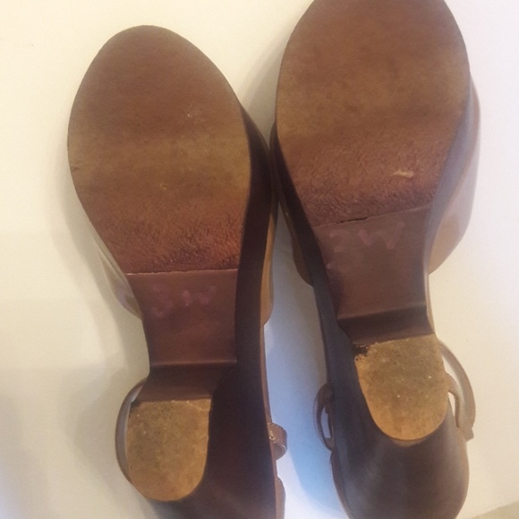 Shoe Mint/ Nude/ Peep Toe/ Chunky Style Heels - Picture 8 of 8